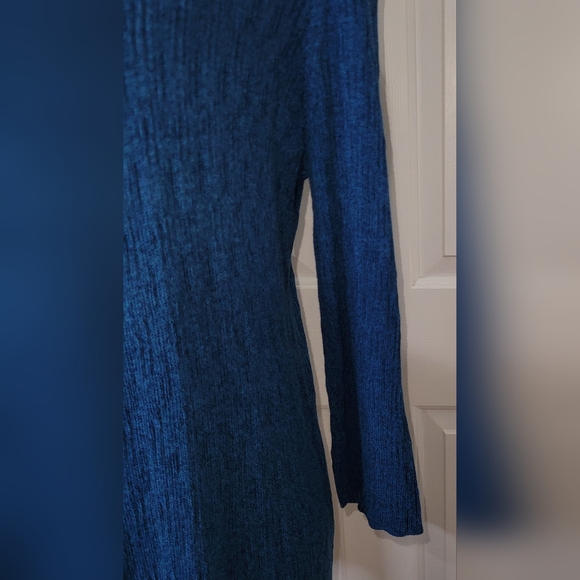 Jones Studio Separates Women's 3/4 Sleeves Open Front Cardigan Blue Size Large - Picture 5 of 9